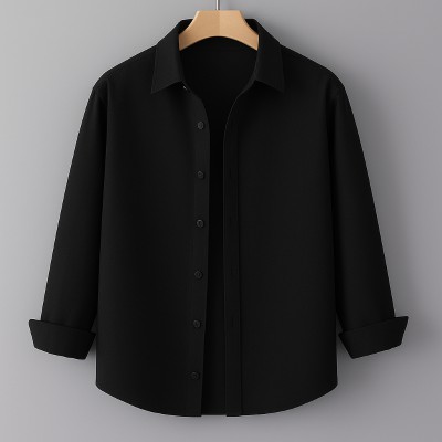 Men's Full Sleeve Solid Shirt