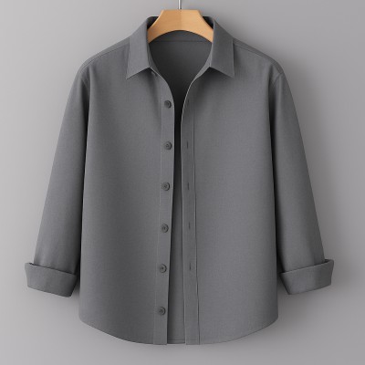 Men's Full Sleeve Solid Shirt