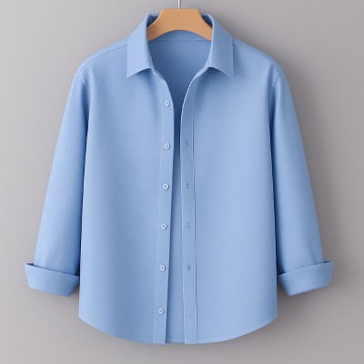 Men's Full Sleeve Solid Shirt